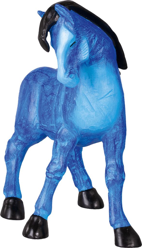 Figur Franz Marc »Blaues Pferd«.