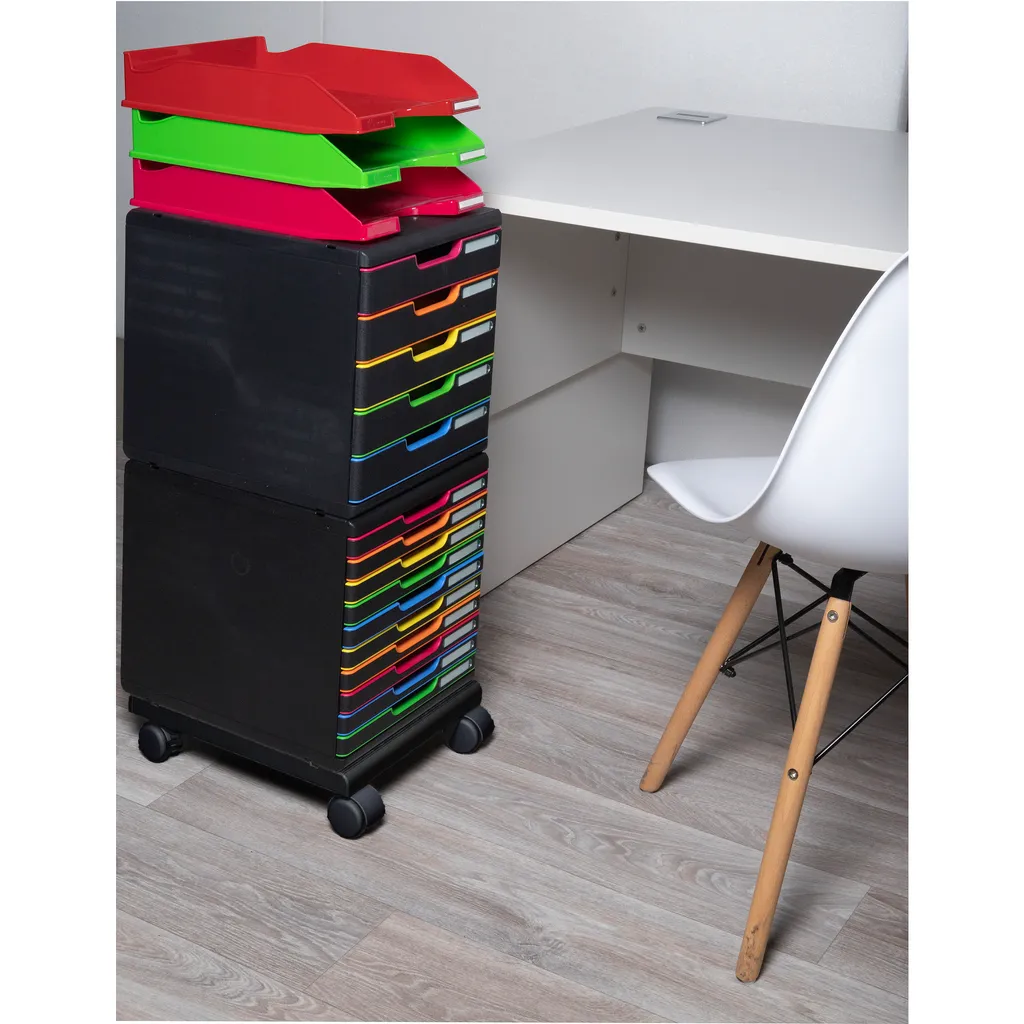 Roulettes pour caisson de bureau Modulo Exacompta : mobilité facile - 7