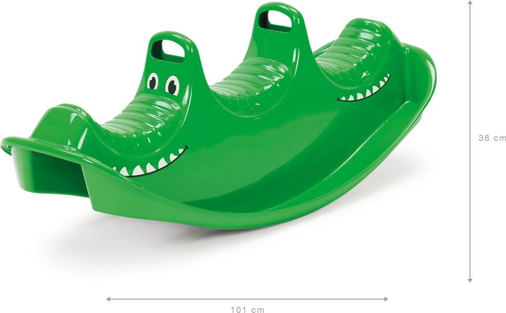 Dantoy 6721 Kinderschaukel Krokodil - Wippe für 1-3 Kinder, Produktbild 