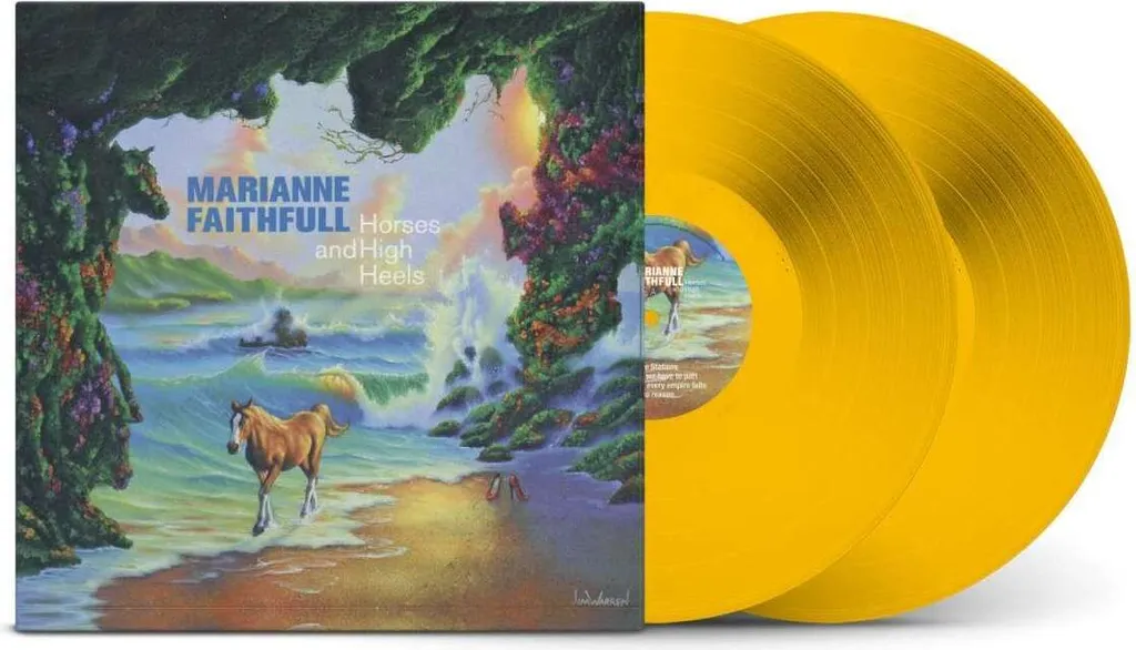 Vinyle Marianne Faithfull 180g sans friture album Horses And High Heels