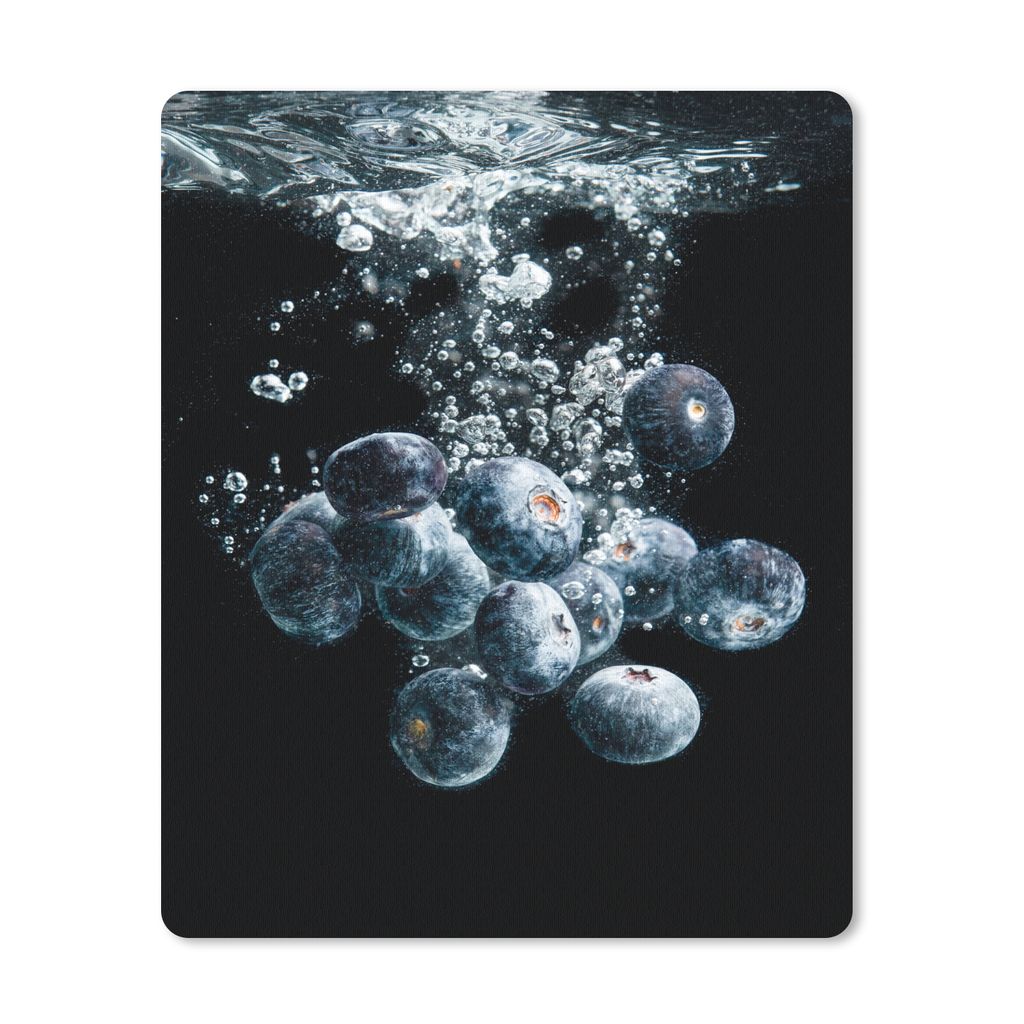 MuchoWow® Mauspad Mousepad Blaubeeren - Obst - Beeren - Produktbild 