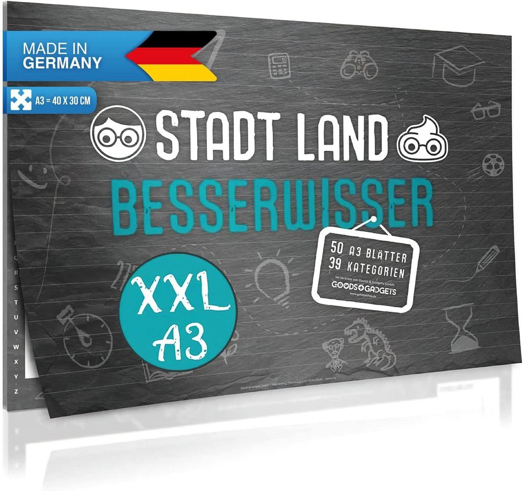 Stadt Land Besserwisser – Das ultimative Quiz & Partyspiel Produktbild 