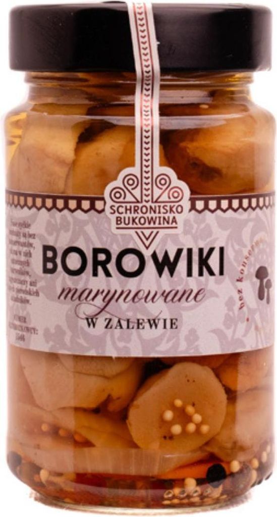 Marynowane borowiki w zalewie 220g - Schronisko Bukowina Zdjęcie produktu 