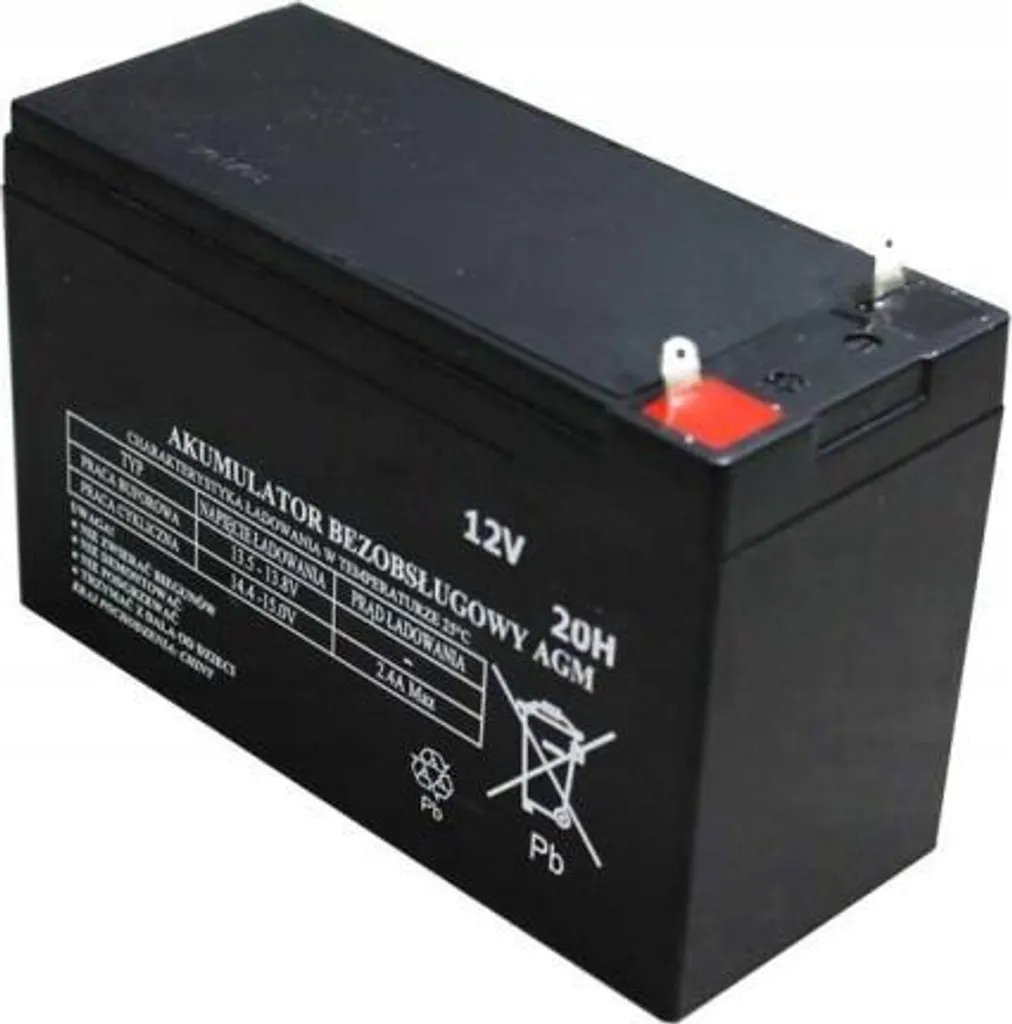 Batterie AGM 12V 7Ah étanche et durable pour voiturette et UPS