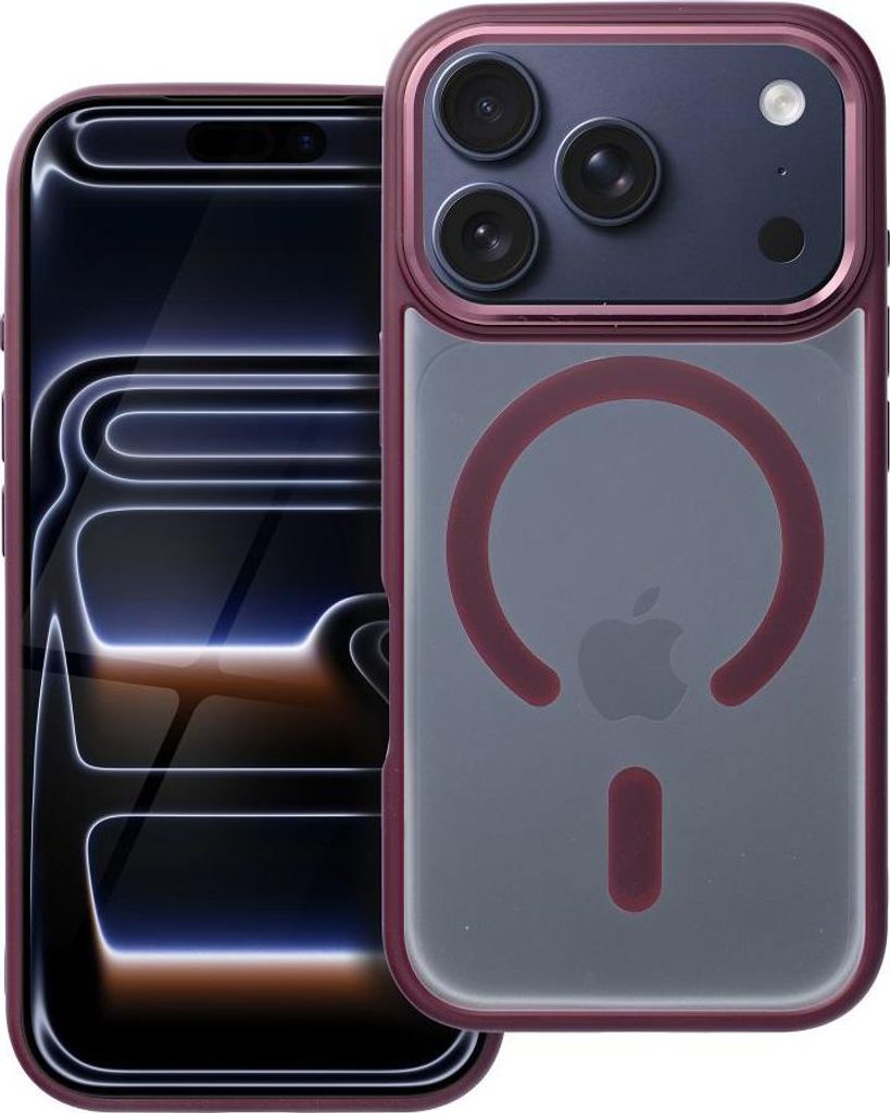 MATTE MAG COVER kompatibel mit MagSafe passend für IPHONE 17 Pro rot
