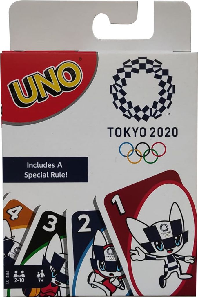 Kartová hra UNO Olympia Tokyo 2020 Edition so 112 kartami, Obrázok produktu 