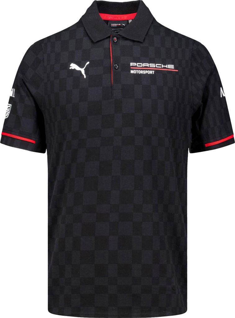 Porsche Motorsport Team Polohemd - schwarz Produktbild 