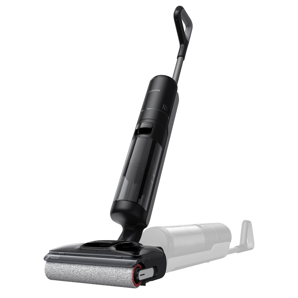 Dreame H12 Pro FlexReach Nass- und Trockensauger,Kabelloser Staubsauger-Mopp ohne Verwicklungen für Hartböden,180°Liegefläche,Heißluft-Selbstr...