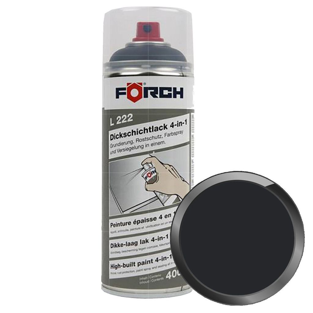 FÖRCH L222 Dickschichtlack 4in1 RAL 9011 GRAPHITSCHWARZ Produktbild 