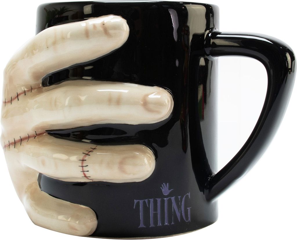 Wednesday 3D Tasse Eiskaltes Händchen 330 ml - Blue Sky - (sonstige Kategorien / Home & Gifts)