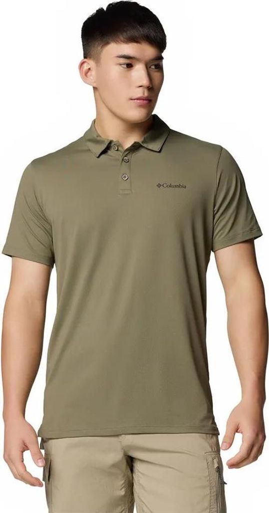 Columbia Tech Trail Utility Kurzarm-poloshirt Grün XL Herren Grün XL