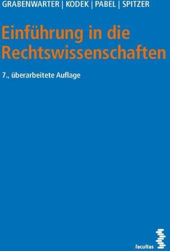 Einführung in die Rechtswissenschaften