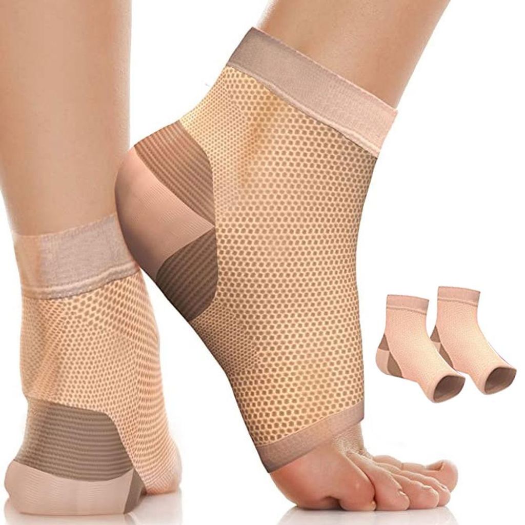 Plantarfasziitis-Kompressionssocken für Damen und Herren, Knöchel-Ärmel, Fußgewölbeunterstützung, Fersenbeschwerden, Linderung