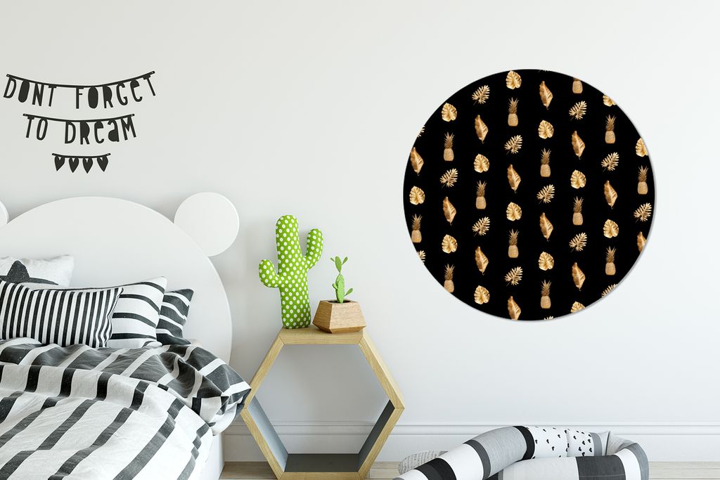 MuchoWow - Wand-Kreis - Wohnzimmer - Bild - Runde - Wanddeko - Dibond - Kunstdrucke