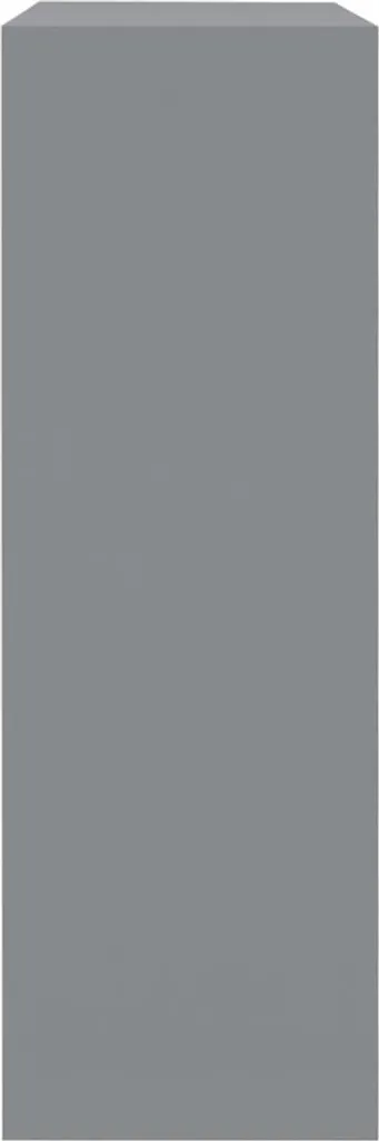 Étagères Cubes Grises en MDF Robuste - Set de 3 avec Fixation Invisible - 16