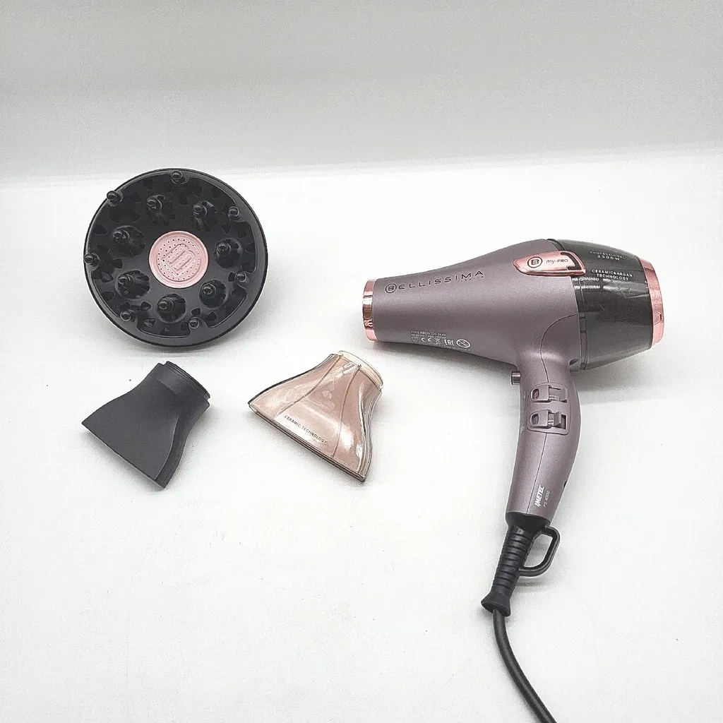 Sèche-cheveux Bellissima Technologie Céramique et Huile d'Argan Anti-Frizz