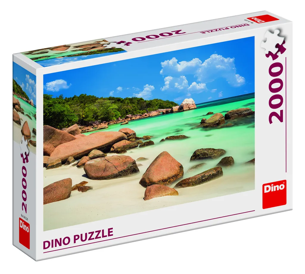 Puzzle Dino Beach 2000 pièces - Occupez vos Loisirs avec un Grand Défi