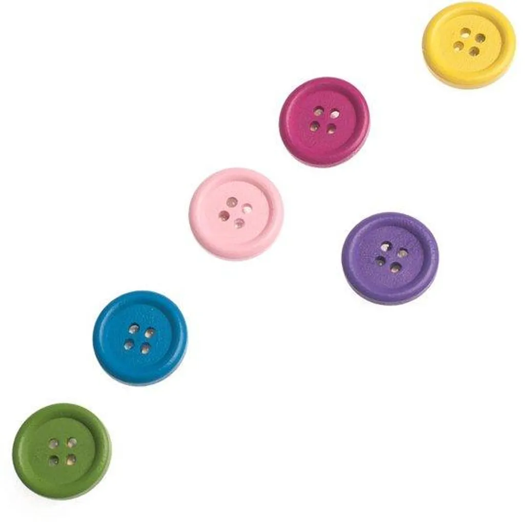 Boutons magnétiques multicolores 2 cm - Lot de 24 aimants ronds puissants