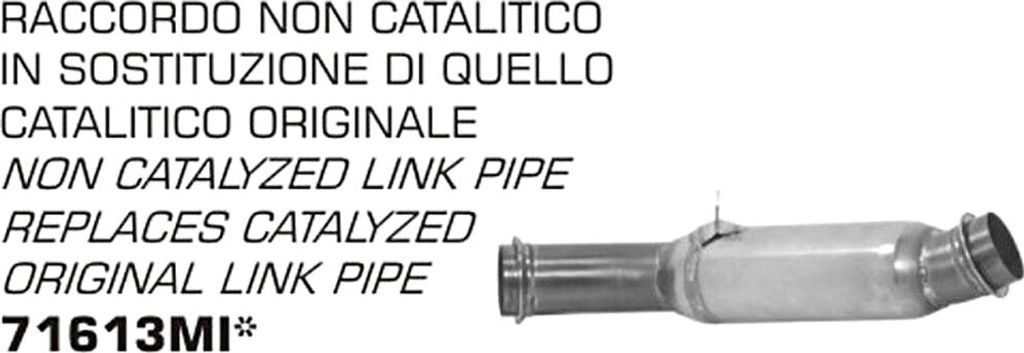 Raccordo centrale ARROW non catalitico per KTM Immagine del prodotto 