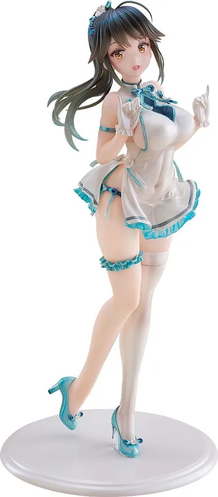 Statue 1/6 Avian Romance Pink Label 5 Ponytail Girl Qipao Haute Qualité