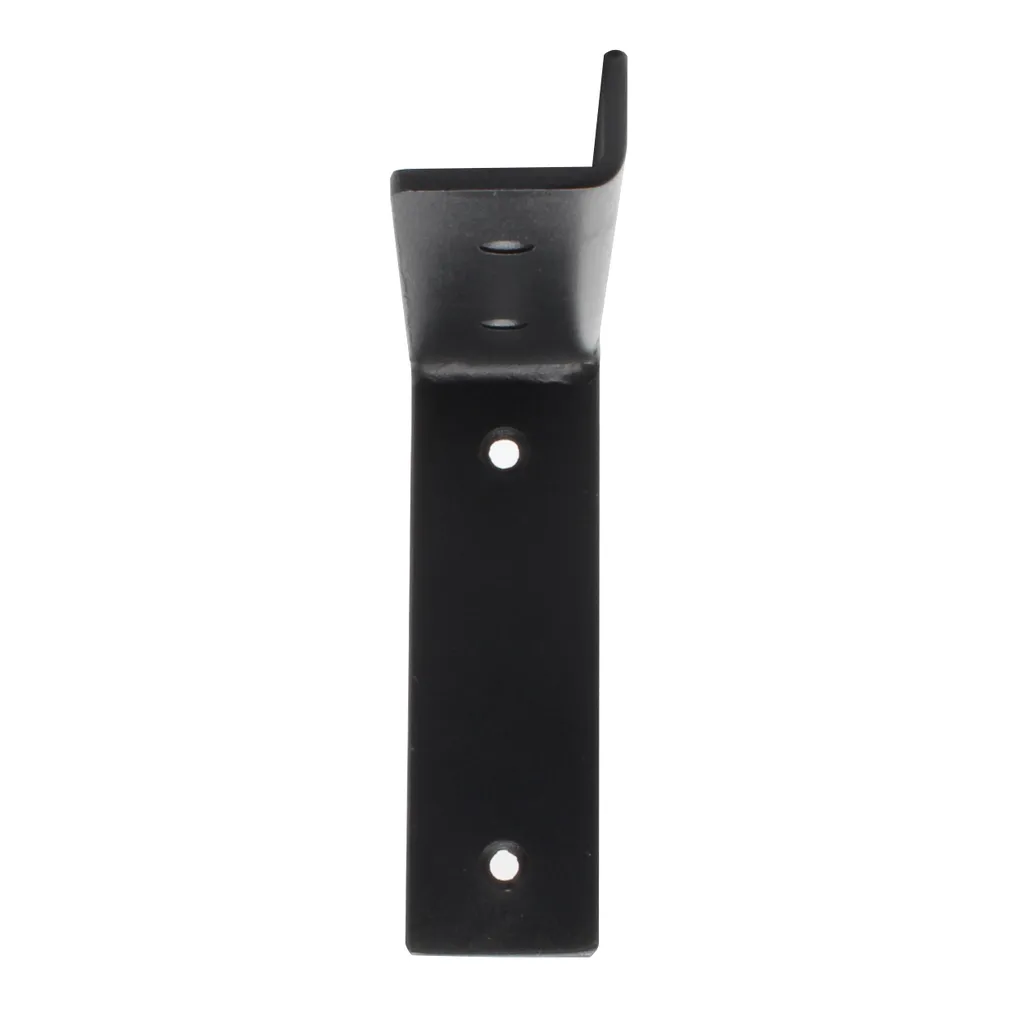 Supporto per Scaffale Zehlendorf 2 Pezzi - Acciaio Robusto Nero - 9