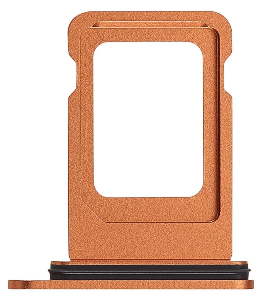 Clappio, ricambio per supporto scheda Nano SIM per iPhone 17 Pro, arancione - 2