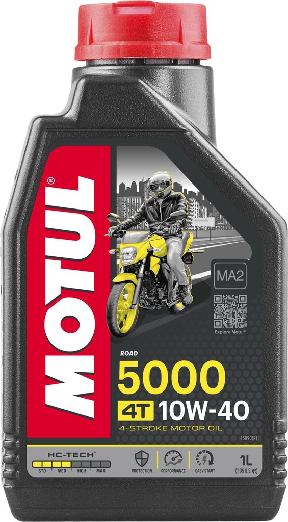 Olej Motul 10W40 1L 5000 4T / Motocykle Zdjęcie produktu 