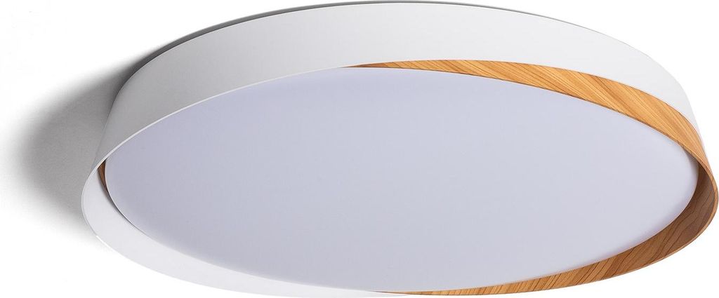 LED Deckenleuchte 36W Rund Ø520 mm CCT Wählbar Nil Weiß