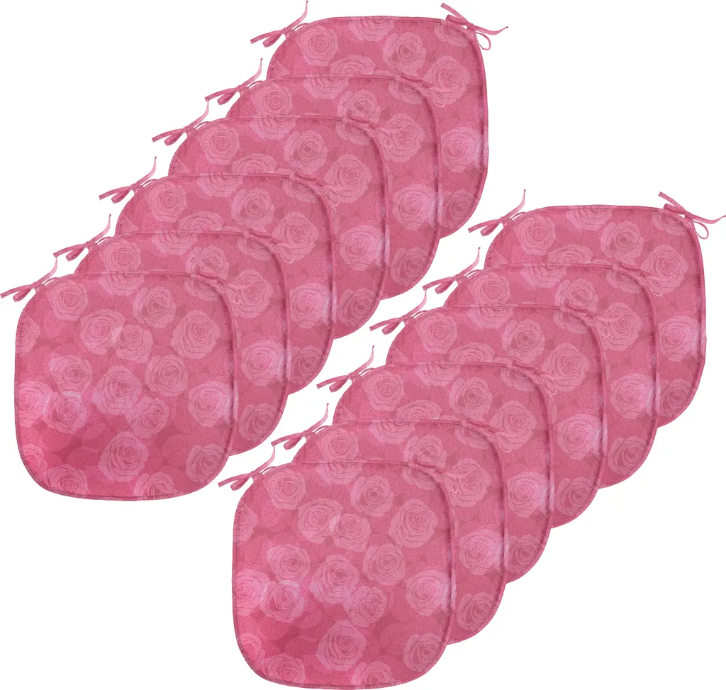 Cuscini Rosa per Sala da Pranzo ABAKUHAUS 12 Pezzi 40x40 Rosa