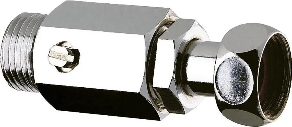 Vanne d'arrêt Delabie G1/2 pour lavabo et WC avec écrou libre L70mm
