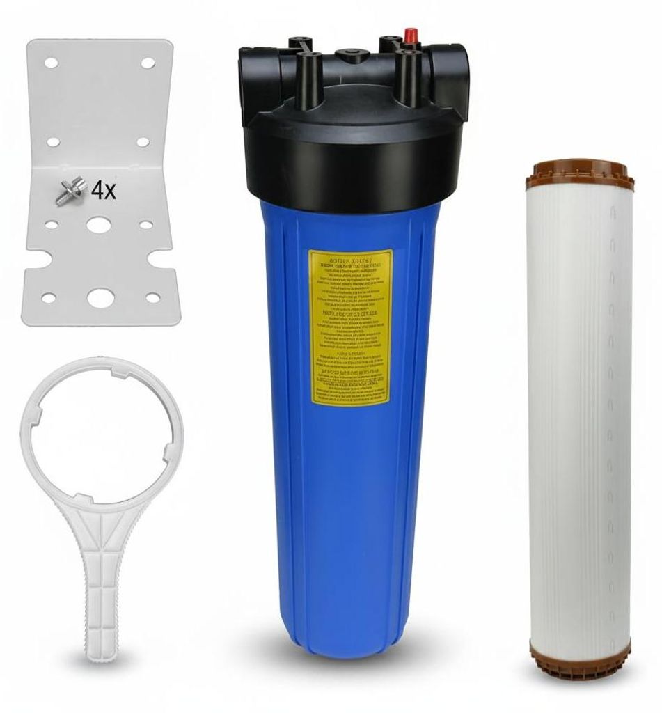 Hauswasserfilter Gehäuse 20' BigBlue mit Eisenfilter für Produktbild 