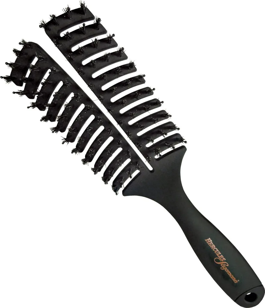 Brosse pour cheveux longs démêlage facile soies de sanglier et nylon