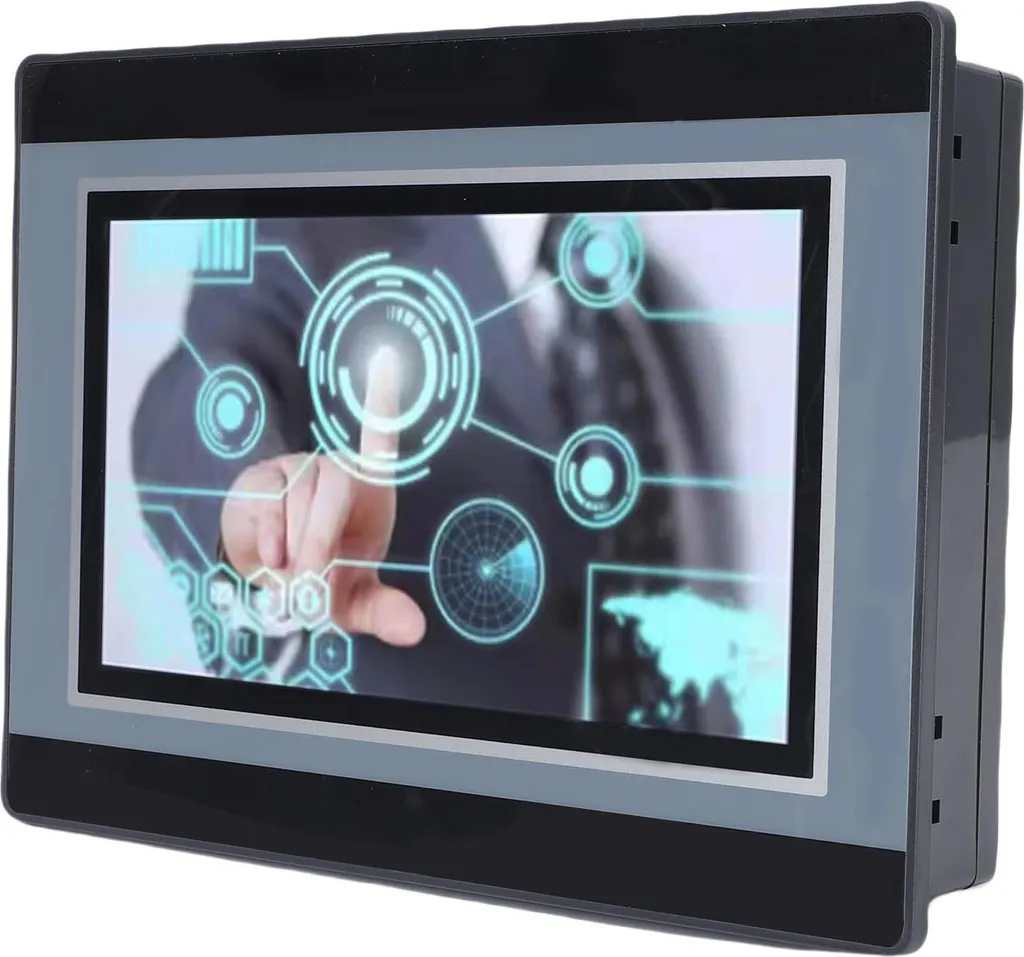 Console tactile HMI 7 pouces avec automate API intégré sorties relais - 2