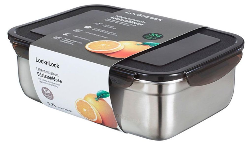 LocknLock  Stainless Steel Container 2,70L 265 x 185 x 85 Image du produit 