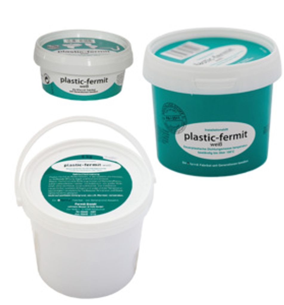 Fermit Dichtungskitt Plastik Fermit weiß dauerplastisch, Produktbild 