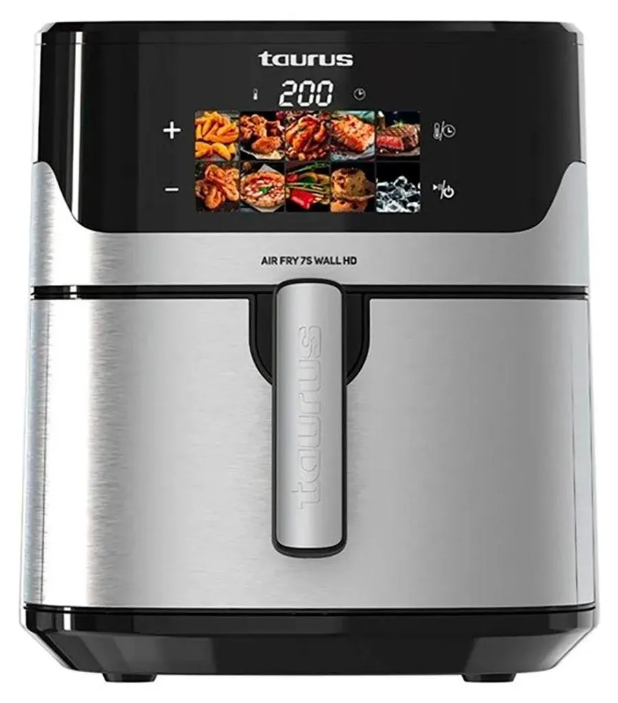 TAURUS Air Fry 7S Wall HD Friteuse sans Huile 6,5L Noir avec Hublot HD