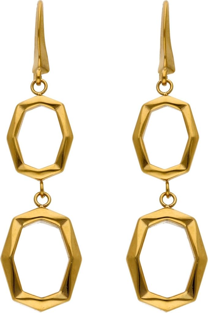 joella damen ohrringe - gold, one size