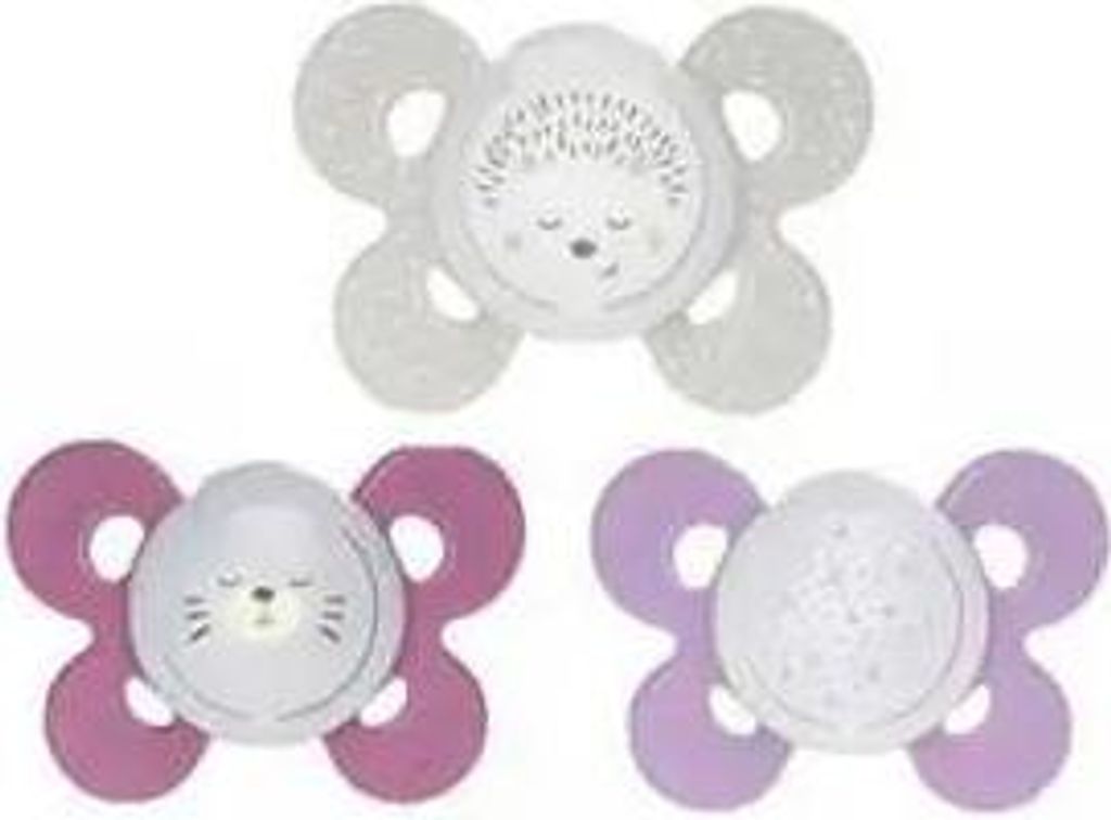 Chicco Physio Comfort Night 16-36M Silikon-Schnuller, BPA-frei