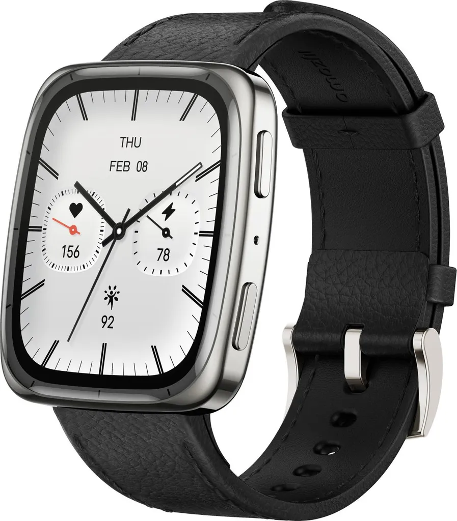 Amazfit Active 2 4,45 cm (1.75") AMOLED Digitale 390 x 450 Pixel Touch screen Acciaio inox