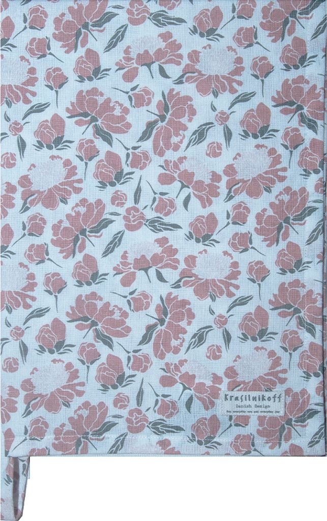 Krasilnikoff – Geschirrtuch KW13033 – Rosehip / Hagebutte, rose