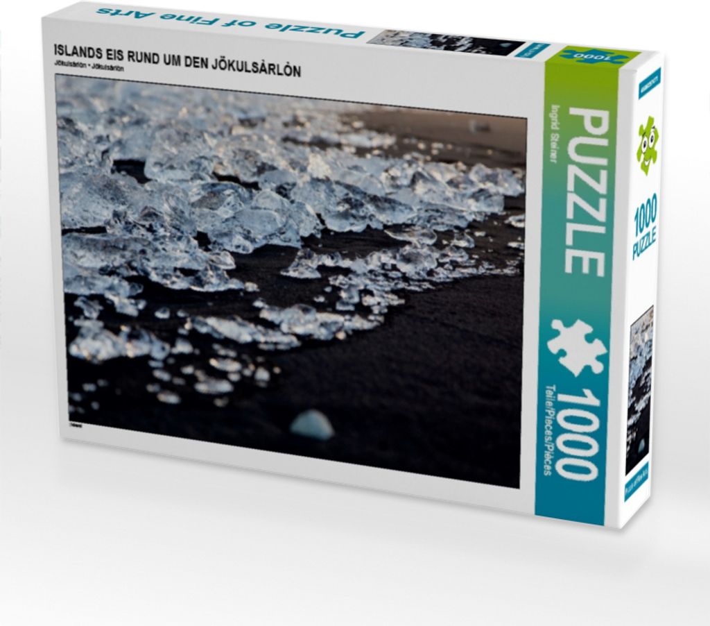 Calvendo ISLANDS EIS RUND UM DEN JÖKULSÀRLÒN 1000 Teile Puzzle quer 640x480mm, Steiner Ingrid; 7345670