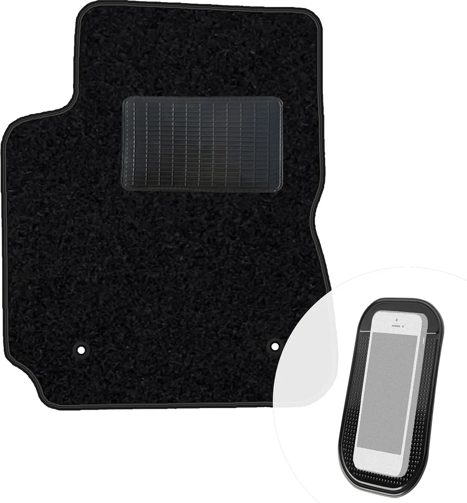 Tappetino Premium Velours Citroen C4 Cactus 2014 - Nero moto-MOLTICO