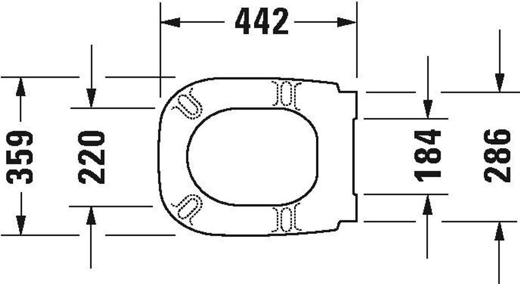 Duravit WC-Sitz D-CODE mit Absenkautomatik weiß Produktbild 7
