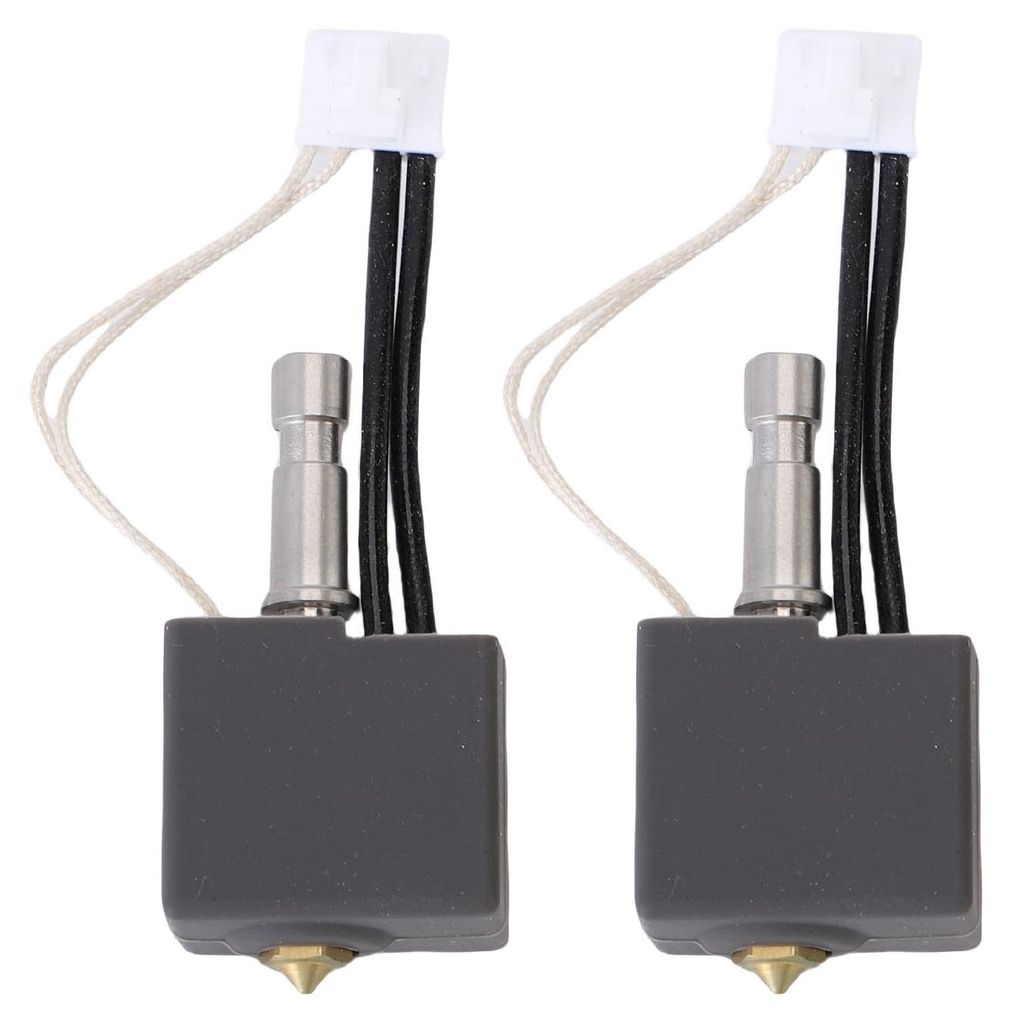 2-teiliges 3D-Drucker-Hotend-Kit als Ersatz für Anycubic Kobra S1, 0,4 mm Messingdüse, Heizpatrone, Thermistor, Silikonsocke