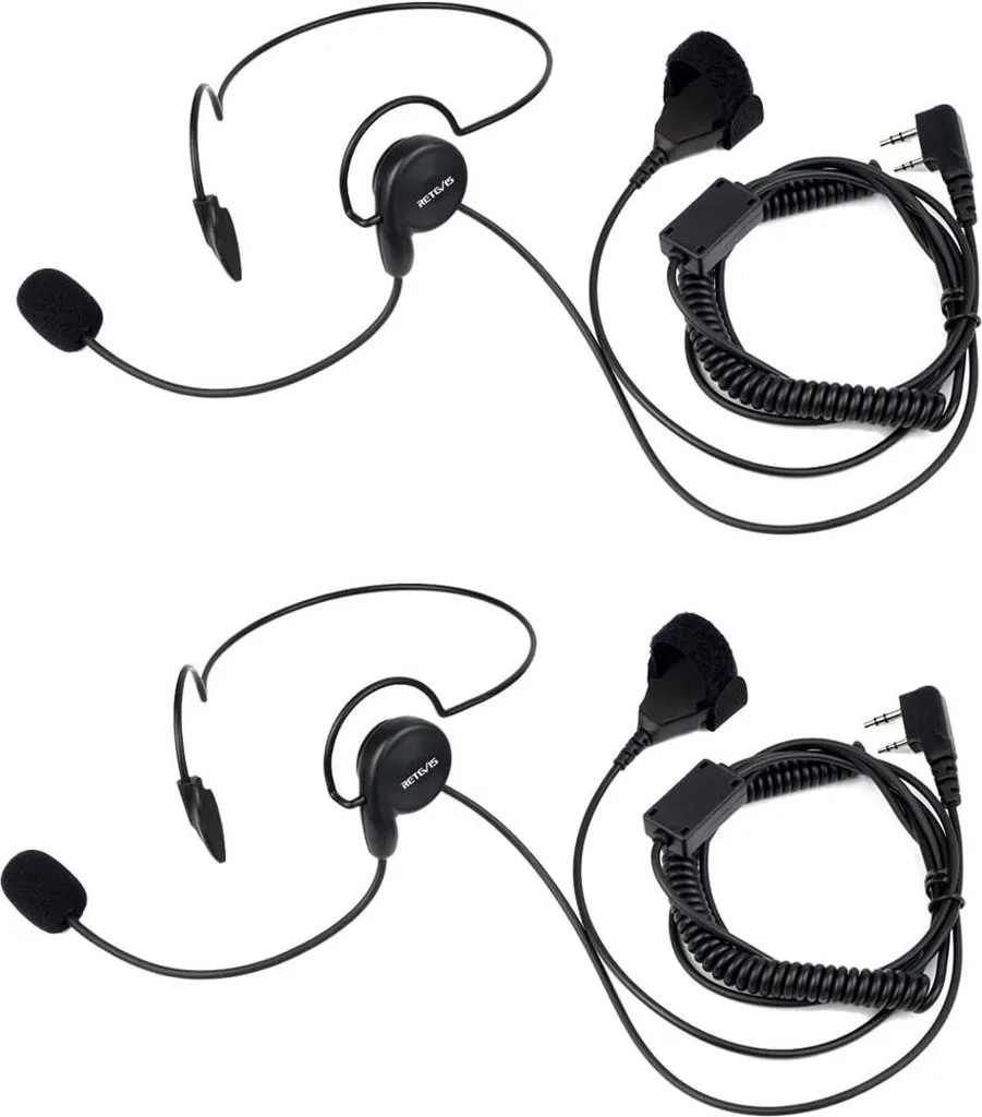 Auricolari Professionali Retevis 2 Pin per Bodyguard e Security