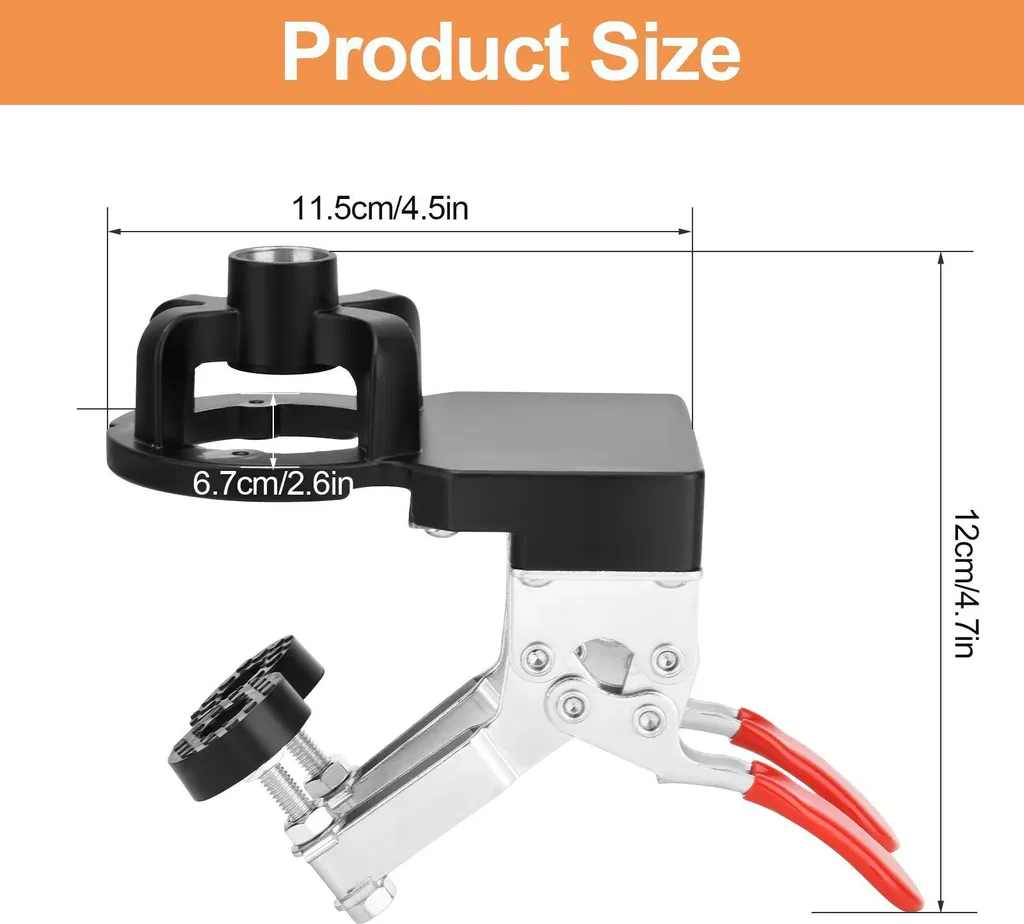 Guide de perçage 35 mm pour pose de charnières de meubles en bois - 2