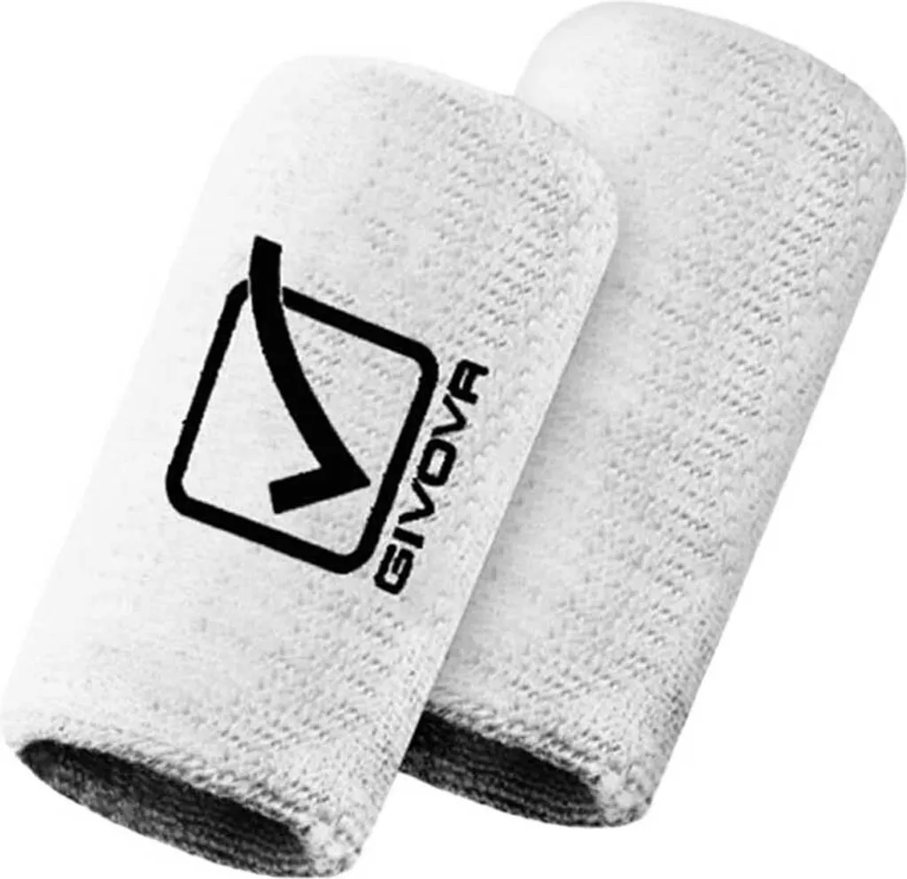 Bandeau éponge Givova Blanc - Protection Anti-Transpiration Running