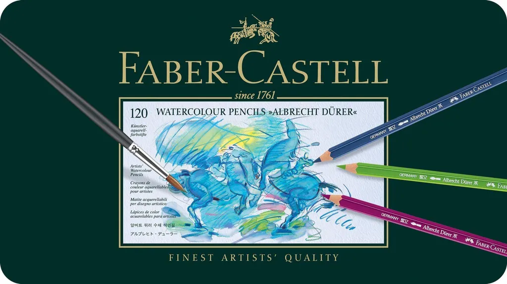 Crayon aquarelle mine 3,8 mm Faber-Castell Albrecht Dürer - 120 pcs