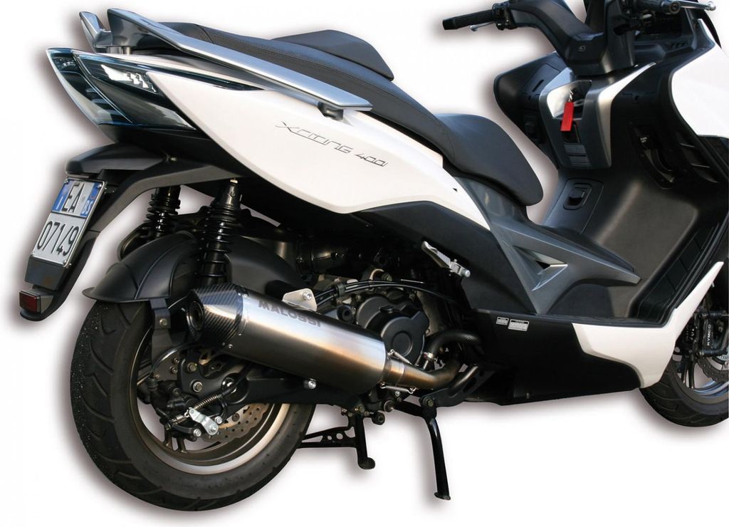 Auspuff Malossi RX mit Zulassung für Kymco Xciting 400i E2 Bj. 2012-16