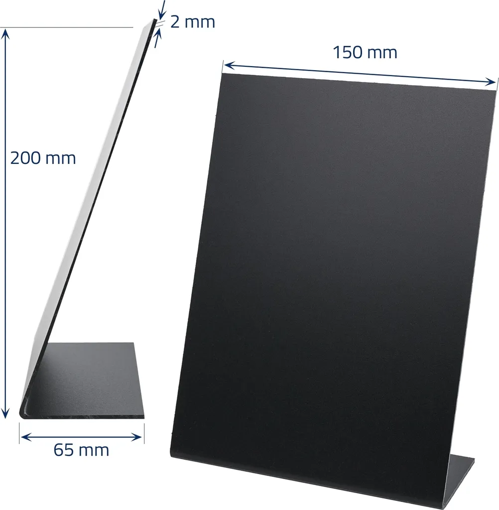 Support Menu de Table A5 Vertical pour Buffet et Accueil Réception - 2